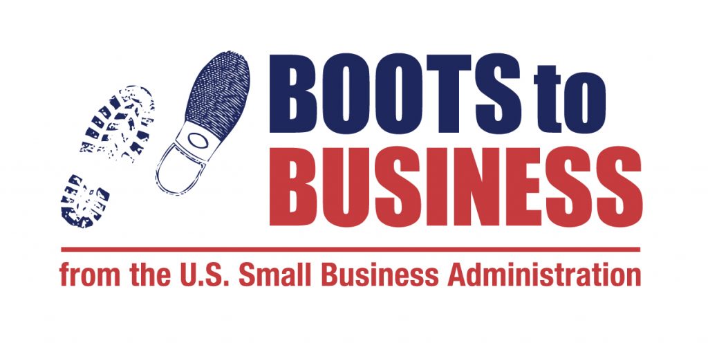 Boots to Business from the U.S. Small Business Administration Logo