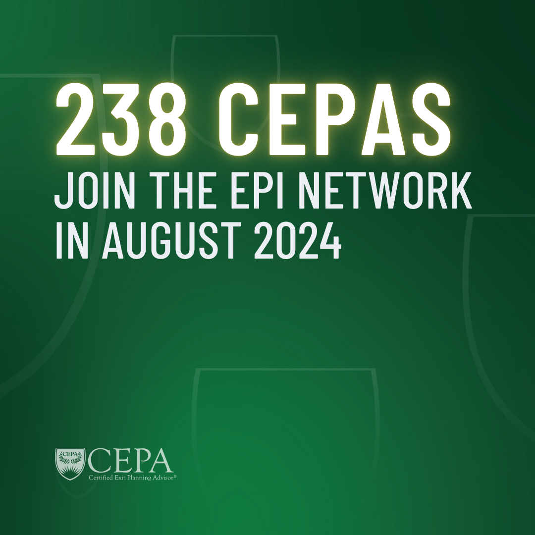 238 CEPAs Join the EPI Network in August 2024 on green background