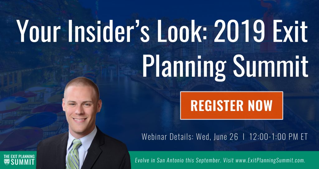 Your Insider’s Look: 2019 Exit Planning Summit