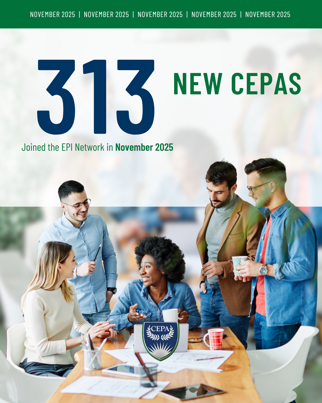 313 CEPAs Join the EPI Network in November 2025.